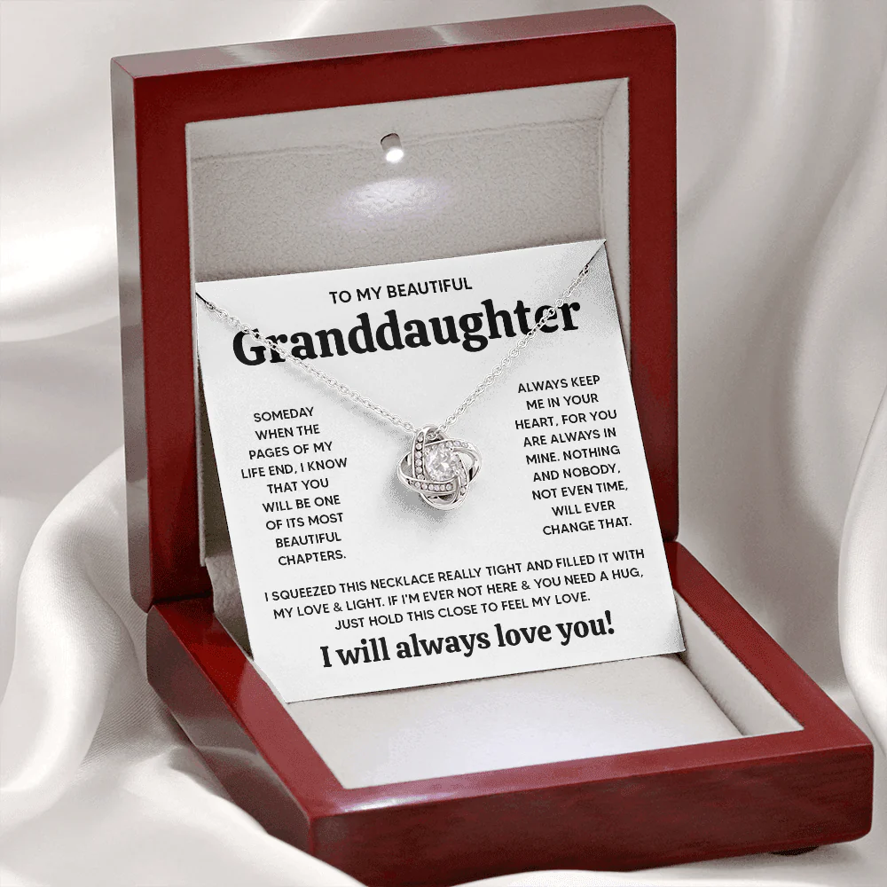 ZIAVIA | Vesta Knot Necklace | Granddaughter My Love - Image 13
