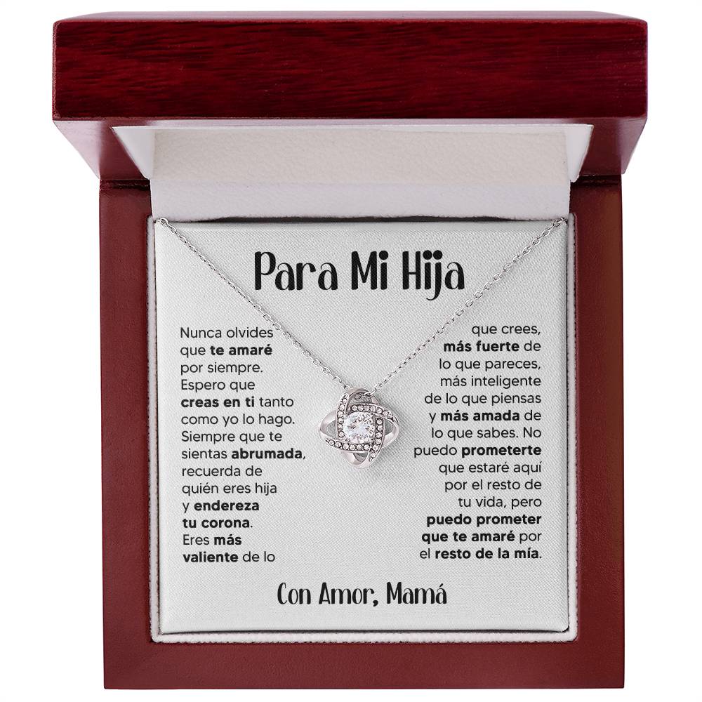 ZIAVIA | Vesta Knot Necklace | Para Mi Hija - Image 3