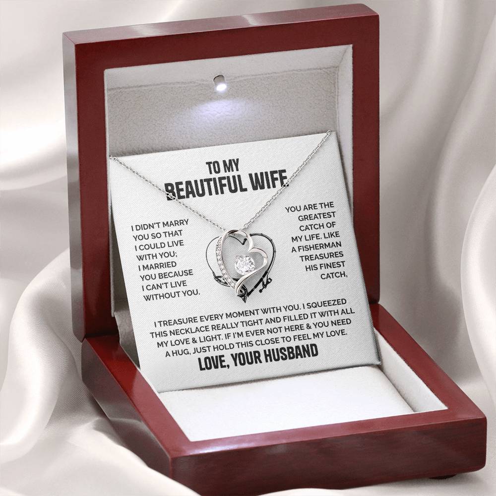ZIAVIA | Wife Heart Necklace | Love Husband - Image 4