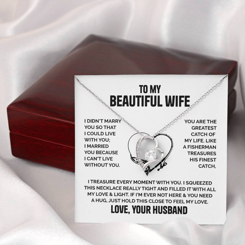 ZIAVIA | Wife Heart Necklace | Love Husband - Image 5