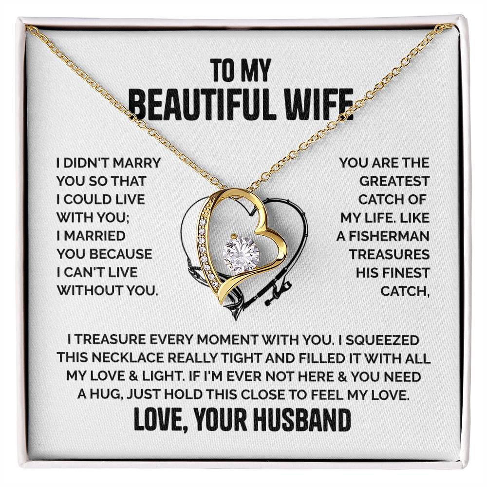 ZIAVIA | Wife Heart Necklace | Love Husband - Image 6