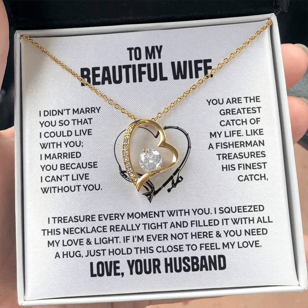ZIAVIA | Wife Heart Necklace | Love Husband - Image 7