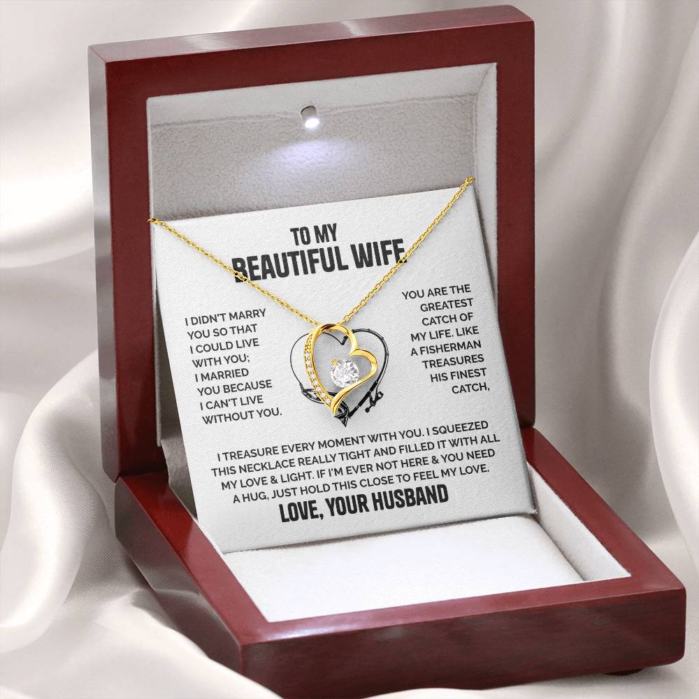 ZIAVIA | Wife Heart Necklace | Love Husband - Image 8