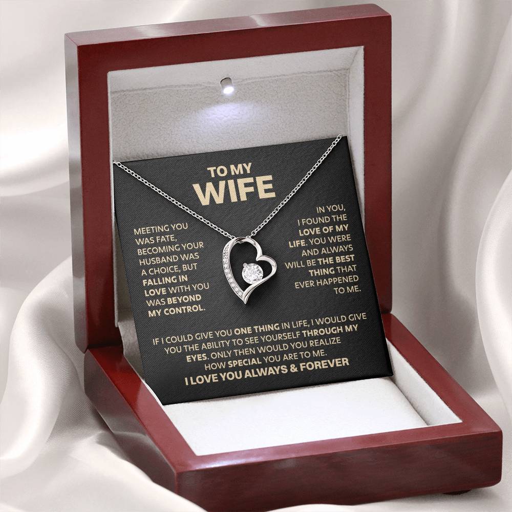 ZIAVIA | Wife Heart Necklace | Meeting you was fate | S - Image 5