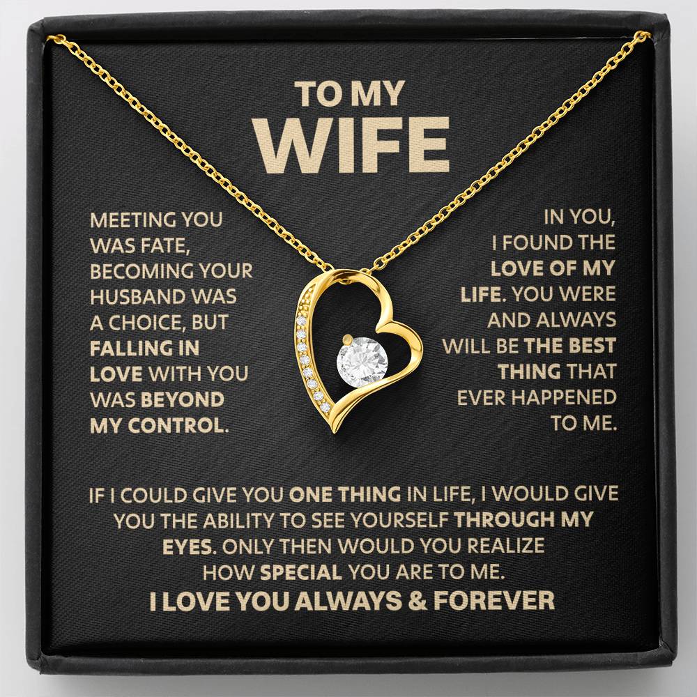 ZIAVIA | Wife Heart Necklace | Meeting you was fate | S - Image 7